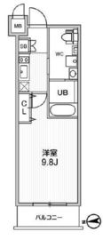ALTERNA中野 (オルタナ中野) 402 間取り図