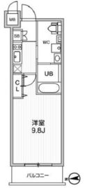 ALTERNA中野 (オルタナ中野) 802 間取り図