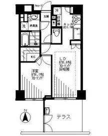 藤和三田綱町ホームズ 1階 間取り図