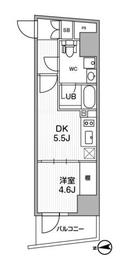 ALTERNA中野 (オルタナ中野) 407 間取り図