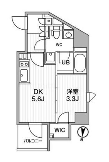 ALTERNA押上 (オルタナ押上) 201 間取り図