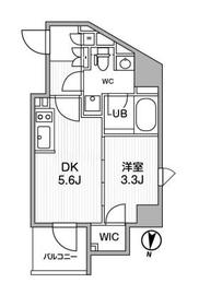 ALTERNA押上 (オルタナ押上) 301 間取り図