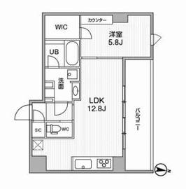 ALTERNA押上 (オルタナ押上) 603 間取り図