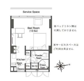 ウエリスアーバン品川タワー 1612 間取り図