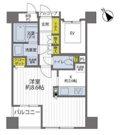 ウィステリアコート代官山 4階 間取り図