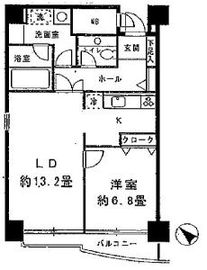 四番町プラザ 705 間取り図