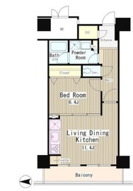 イーストコア曳舟一番館 8階 間取り図