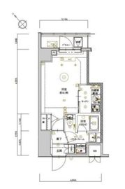 アルテシモエスク 3階 間取り図