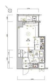 アルテシモエスク 7階 間取り図