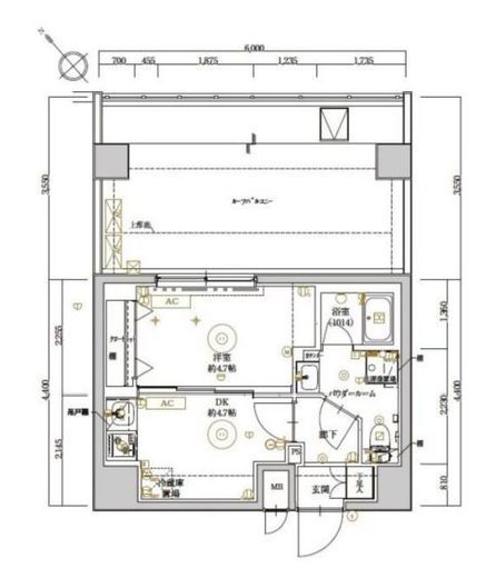アルテシモエスク 9階 間取り図