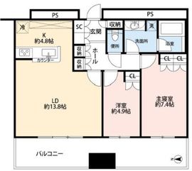 東京タイムズタワー 14階 間取り図