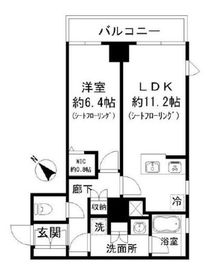 ファインクレスト巣鴨 704 間取り図