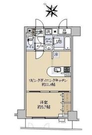 ラヴェンナ人形町 9階 間取り図