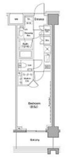 ヴェール・クレール大崎 422 間取り図