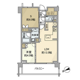 レジデンスコート吉祥寺 1階 間取り図