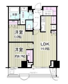パークコート神宮北参道ザタワー 12階 間取り図