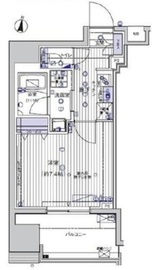 ヴァレッシア上野North CityⅡ 8階 間取り図