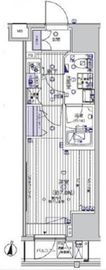 ヴァレッシア上野North CityⅡ 7階 間取り図