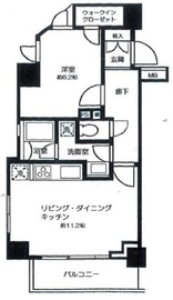 グローリオ東新宿 10階 間取り図