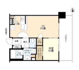 シティタワーズ東京ベイ 8階 間取り図