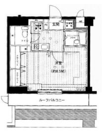 メインステージ白金高輪 4階 間取り図
