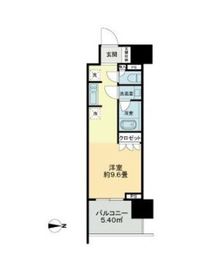 ライオンズ東京三ノ輪ミレス 4階 間取り図
