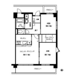 グレイスコート元住吉 604 間取り図