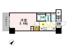 JP noie 早稲田 (ジェーピーノイエ早稲田) 509 間取り図
