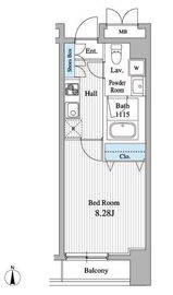 グランジュエ本所 712 間取り図