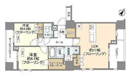 アトラス恵比寿景丘 2階 間取り図
