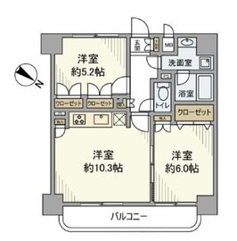 グレイス錦糸町 4階 間取り図