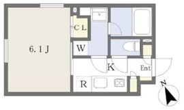 Reve Residence 早稲田 (レーヴレジデンス早稲田) 201 間取り図