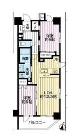サンクレイドル目黒林試の森 2階 間取り図