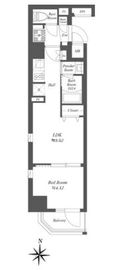 グランジット菊川 401 間取り図