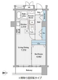 グランジュエ本所 615 間取り図