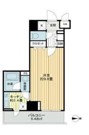 ガラ・ステージ神田小川町 5階 間取り図