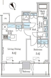 JP noie 蔵前 (ジェーピーノイエ蔵前) 2123 間取り図