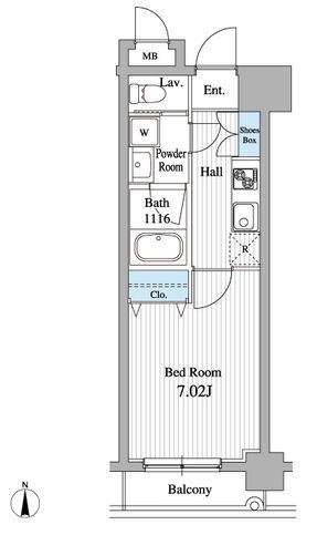 グランジュエ本所 510 間取り図