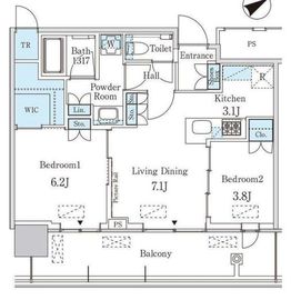 JP noie 蔵前 (ジェーピーノイエ蔵前) 2006 間取り図