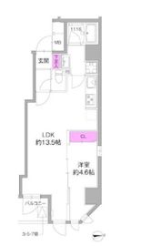 AZEST浅草 702 間取り図