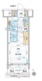 ディームス品川南大井 408 間取り図