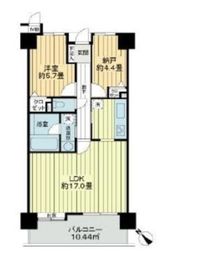 ライオンズシティ赤羽 6階 間取り図