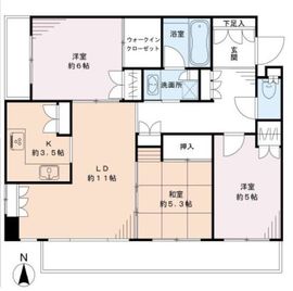 パークホームズ墨田錦糸町 6階 間取り図