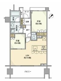 アトラス押上 9階 間取り図