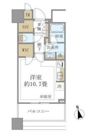 白金ザ・スカイ 5階 間取り図