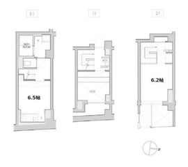 エスセナーリオ牛込柳町 105 間取り図