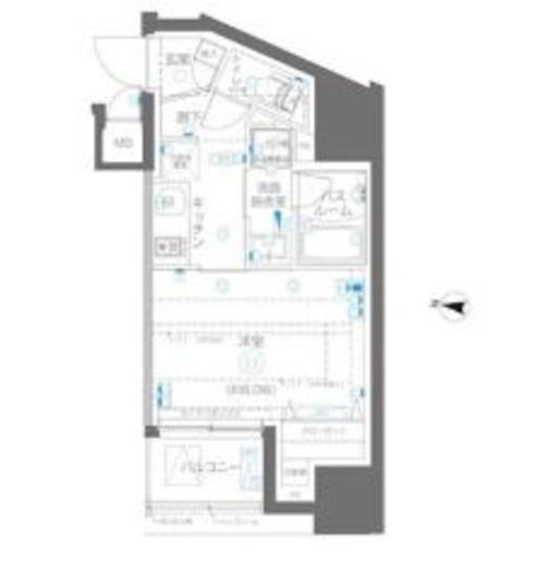 ZOOM大島 3階 間取り図
