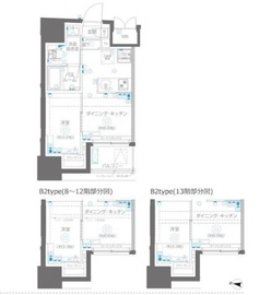 ZOOM大島 5階 間取り図
