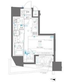 ZOOM大島 5階 間取り図