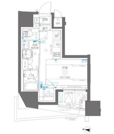 ZOOM大島 9階 間取り図